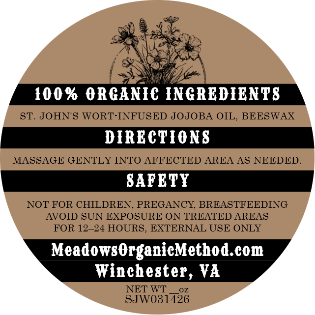 St John's Wort Salve - Nerve Comfort