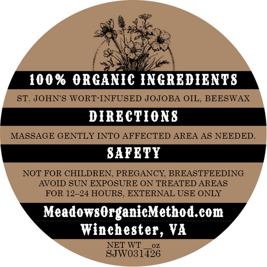 St John's Wort Salve - Nerve Comfort